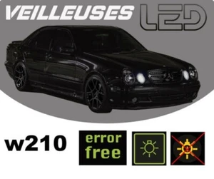 Para Mercedes Clase E w210 2 Bombillas LED Luces de Posición Anti Error - Bild 1 von 4