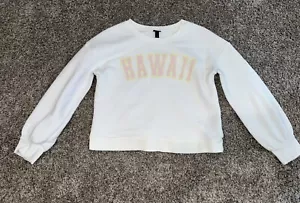 Girls Target Art Class Cropped Hawaii Sweatshirt Size 10 - Picture 1 of 3