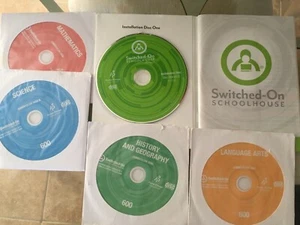 Switched on Schoolhouse, 6th grade 4’subject complete free ship, AOP SOS - Picture 1 of 1