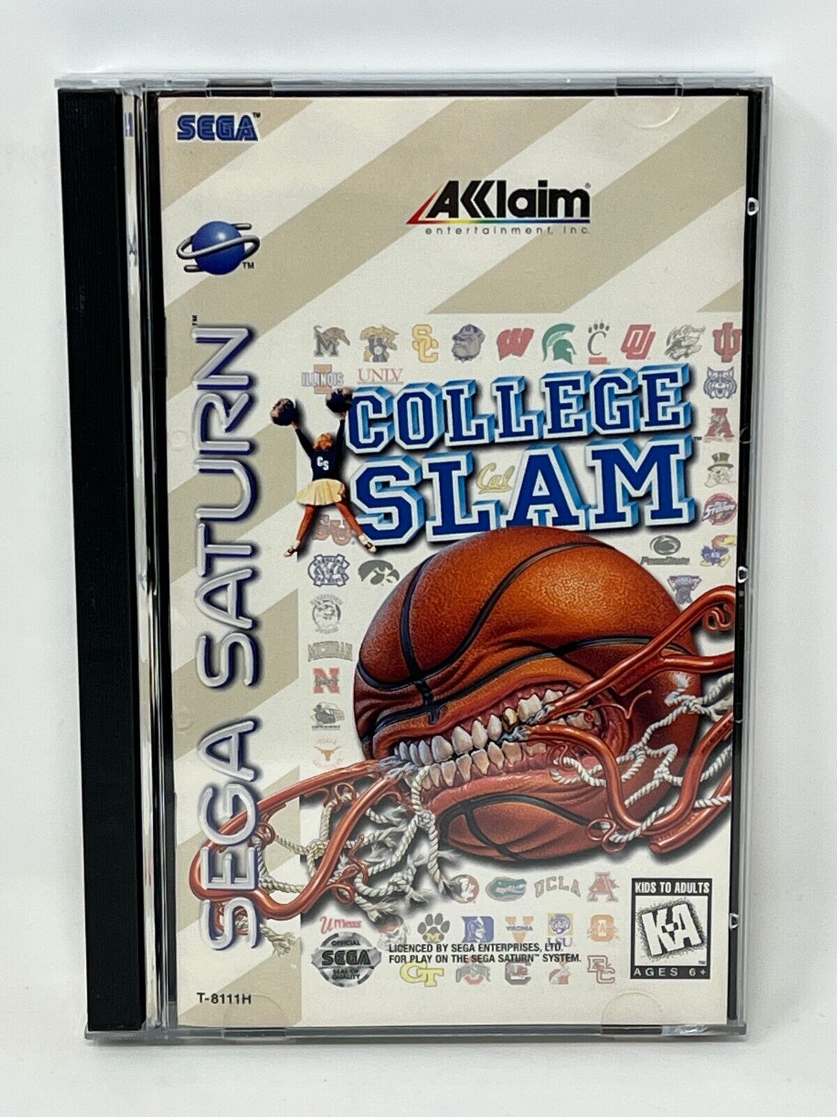 Sega Saturn - College Slam - CIB Complete w/ Reg Card - Tested - Clean Case