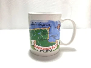 Vintage Michigan Tahquamenon Falls Coffee Tea Cup Mug - Picture 1 of 4