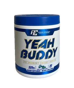 Ronnie Coleman, Yeah Buddy, Pre-Workout Powder, Green Apple, 270g (10/2027) - Picture 1 of 2