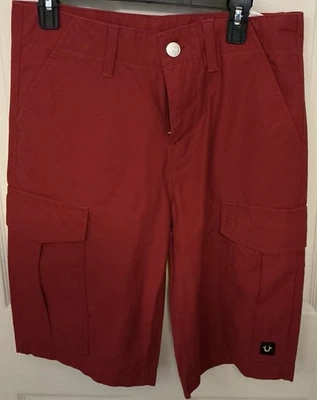 Men’s True Religion Cargo Shorts Red Size 29 NWT A815 - Image 1 of 4