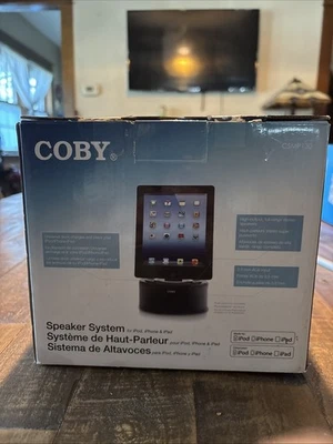 Sistema de altavoces Coby base universal para iPod iPhone y iPad. Csmp130 Foto 1 de 4