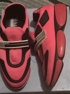 Prada Hot Pink Cloudbust Sneakers Size 40 - Picture 1 of 13