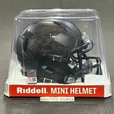 Army Black Knights Speed Mini Helmet Riddell NCAA Licensed Skull & Crossbones - Image 1 of 4