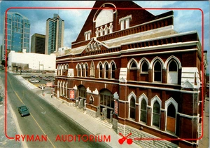 Vintage Postcard-Ryman Auditorium Nashville Tennessee Unposted  - Picture 1 of 2
