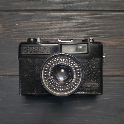 FED 50 Automat Vintage Camera Soviet Union 35mm ussr INDUSTAR-81 2,8/38 mm. - Image 1 of 4