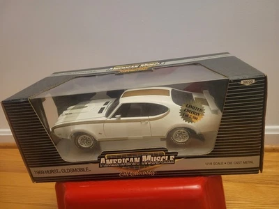 AMERICAN MUSCLE ERTL 1969 HURST OLDSMOBILE 1/18 DIECAST Muito Raro - Imagem 1 de 4