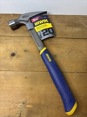 Irwin 20-Oz Smoothed Face Steel Rip Claw Hammer - Image 1 of 2