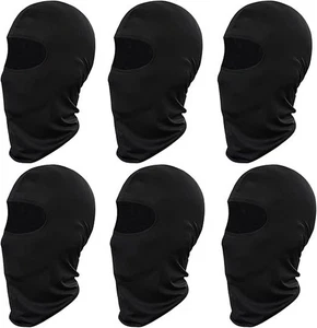 6pz Maschera Sci Balaclava Full Face Mask Cover Estate Viso Protezione UV - Foto 1 di 7