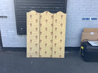 GEPOLSTERTER LANDHAUS SCHWERER 3 PANEL BILDSCHIRM RAUMTEILER 60" HOCH - Bild 1 von 4