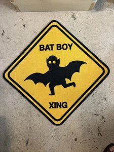 NEW Creepy Co Weekly World News BAT BOY XING Crossing Accent RUG 27x26" Musical - Picture 1 of 5