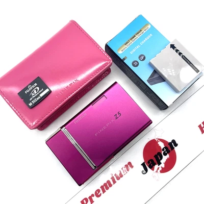Fujifilm FinePix Z5fd Pink Red Digital Camera with Charger Case SD 512MB Japan - Image 1 of 4