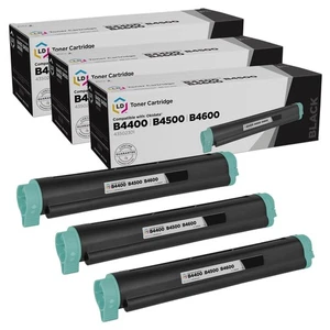 LD Comp Okidata 43502301 3pk Black B4400 B4500 B4550 B4600 Series - Picture 1 of 9