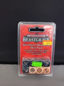 GW Warhammer Underworld BeastGrave - Confezione Dadi Grashrak's Despoilers - Foto 1 di 2