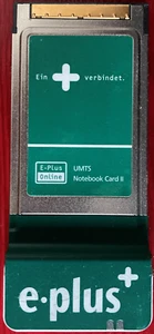 E-plus UMTS/GPRS Notebook Karte, PCMCIA, 3G CDMA, gebraucht, funktionstüchtig - Bild 1 von 1