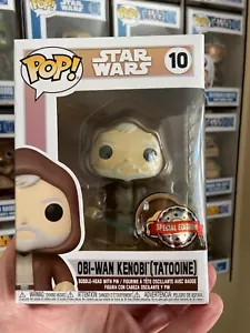 Funko Pop! Star Wars #10 Obi-Wan Kenobi (Tatooine) con Pin Edición Especial - Imagen 1 de 6