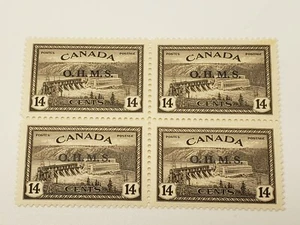 CANADA BLOCK # 07 O.H.M.S OVERT. MINT NH - Picture 1 of 2