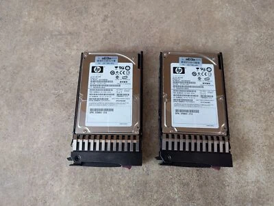 LOT OF 2 HP DG072ABAB3 72GB 10K SAS 2.5 HARD DRIVE C2-2(7) - Image 1 of 4