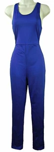 TRAJE ELÁSTICO AZUL REAL CUELLO REDONDO ESPALDA CORREDOR SIN MANGAS, TALLA S, LD443 - Imagen 1 de 3