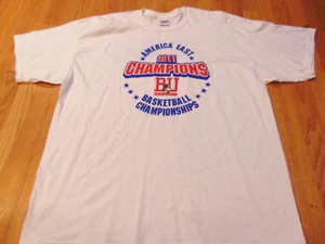 NWOT VINTAGE 2011 BOSTON UNIVERSITY BASKETBALL AMERICA EAST CHAMPS T-SHIRT 2XL - Picture 1 of 4