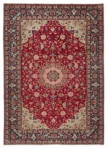 Najafabad Tissé à la Main Tapis de Perse 362x261 cm-Orient, Tapis, Tapis ,Rouge - Picture 1 of 14