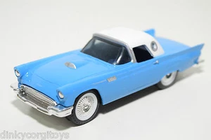 ERTL FORD THUNDERBIRD 1967 BLUE WITH WHITE ROOF NEAR MINT CONDITION - Picture 1 of 7