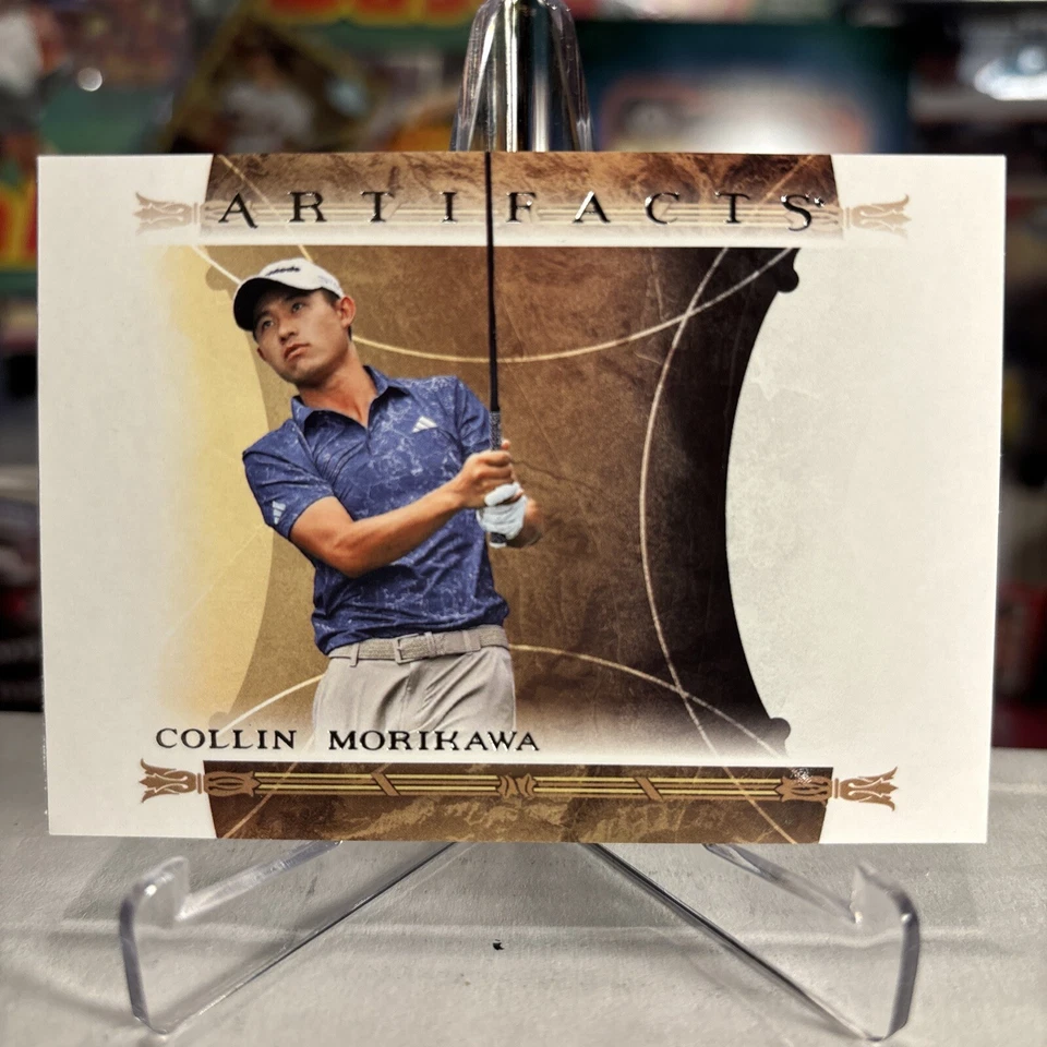 2024 Upper Deck Portfolio Collin Morikawa RARE Artifacts Insert 1:8 ⭐️ MINT - Image 1 of 2