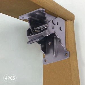 4* Lock Erweiterung Tisch Füße Klapp Faltbare Unterstützung Halterung Schraube - Bild 1 von 21