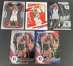 Patrick Williams 5 card lot, prizm, donruss, Chicago Bulls A95 - Picture 1 of 2