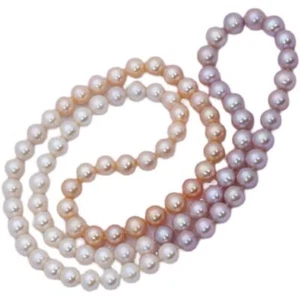 gorgeous 8-9mm south sea multicolor pearl necklace 38" - Picture 1 of 5