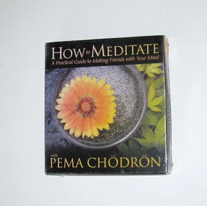 NEU VERSIEGELT Pema Chodron Wie man meditiert Freunde mit dem Verstand finden Hörbuch - Bild 1 von 6