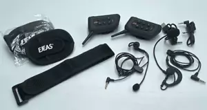 EJEAS V4 Plus Motorradhelm Gegensprechanlage Bluetooth Headset (C-39) - Bild 1 von 7
