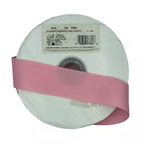 Pink Grosgrain Ribbon, 1 1/2" Wide - Picture 1 of 3