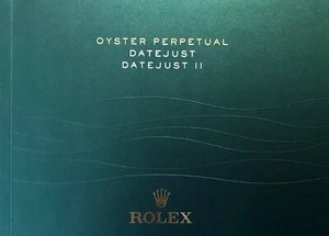 2012 Rolex DateJust / DateJust II English Booklet/Manual 553.02 Eng ORIGINAL - Picture 1 of 2