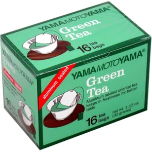 Japanese Yamamotoyama Sencha Green Tea Aluminum Sealed (16 Tea Bags) (1.13 oz.) - Picture 1 of 4