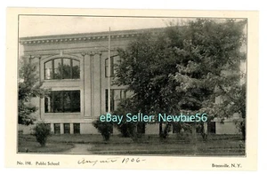 Bronxville NY - EDIFICIO DE ESCUELAS PÚBLICAS - Postal Condado de Westchester - Imagen 1 de 2