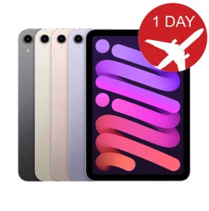 Overnight Shipping Apple iPad Mini 6, 64GB 256GB, All Colors, WiFi & Cellular - Picture 1 of 13