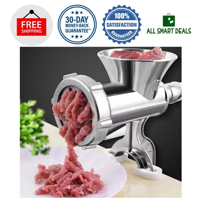 Maquina De Moler Picar Carne Manual Molinillo Especias Pasta De Aluminio Calidad - Image 1 of 4