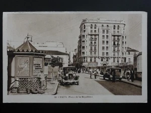 África: República de España: CEUTA - Plaza de la República, Postal Antigua - Imagen 1 de 2