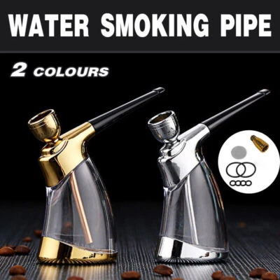 Mini Water Tobacco Smoking Pipe Filtered Tobacco Smoke Hookah Shisha Nargila Z - image 1 of 4