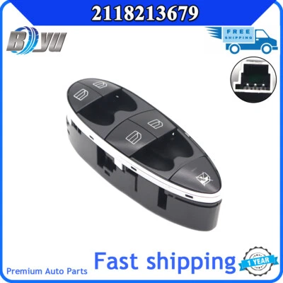 Interruptor maestro de ventana eléctrica para MERCEDES-BENZ CLS500 CLS55AMG CLS550 2118213679 Foto 1 de 4