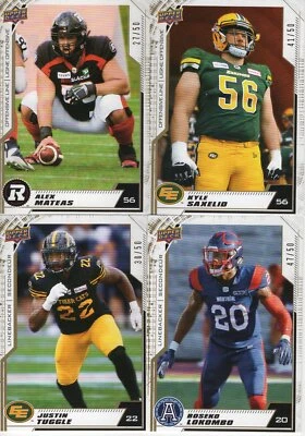 2020 UD CFL FOOTBALL "GOLD PARALLEL'S"  ****YOU PICK**** - Image 1 of 2