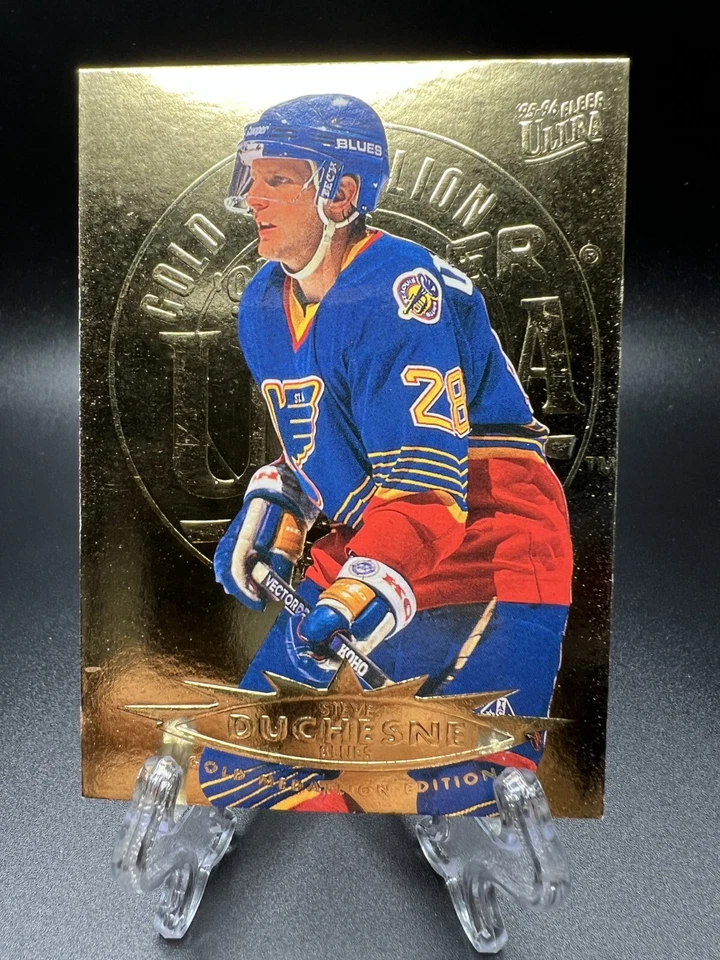1995-96 Fleer Ultra - Steve Duchesne #138 Gold Medallion Edition - Image 1 of 2