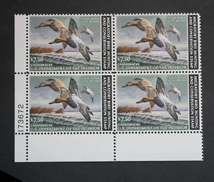 RW49 Federal Duck Hunting Stamps (FOUR), MNH, OG, 1982 w/PB# - Picture 1 of 2