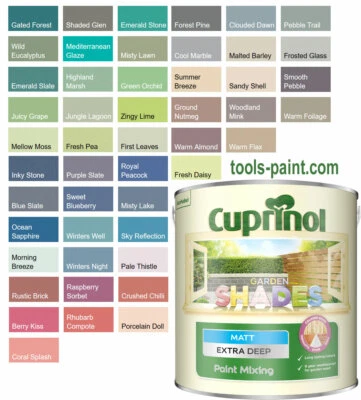 Cuprinol Garden Shades Garden Paint All Tinted Colours 2.5L - Image 1 of 4