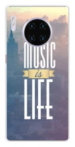Coque en silicone imprimée compatible Huawei Mate 30 Pro Music is life - Picture 1 of 3