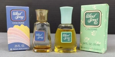 Mini perfume de viaje vintage Wind Song Prince Matchabelli Colonia Splash 34 fl oz Foto 1 de 4