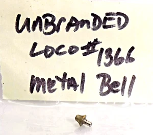 HO / UNBRANDED / LOCOMOTIVE #1366 / BRASS BELL / HTF PARTS - Picture 1 of 3
